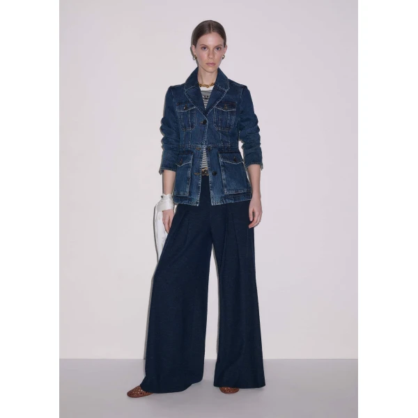 Textured Bouclé - Pants - Intelligent British Fashion at Luxury Shoes 