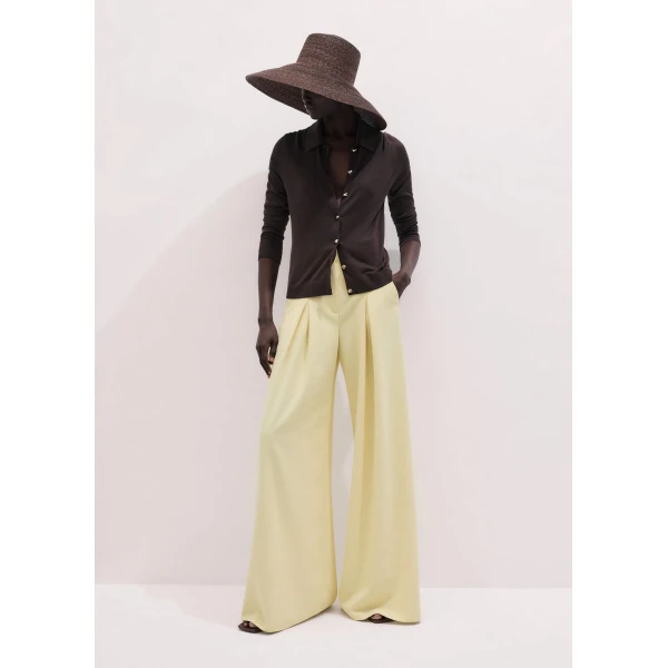 Very Wide-Leg Pant - Pants - Intelligent British Fashion at Luxury Shoes 