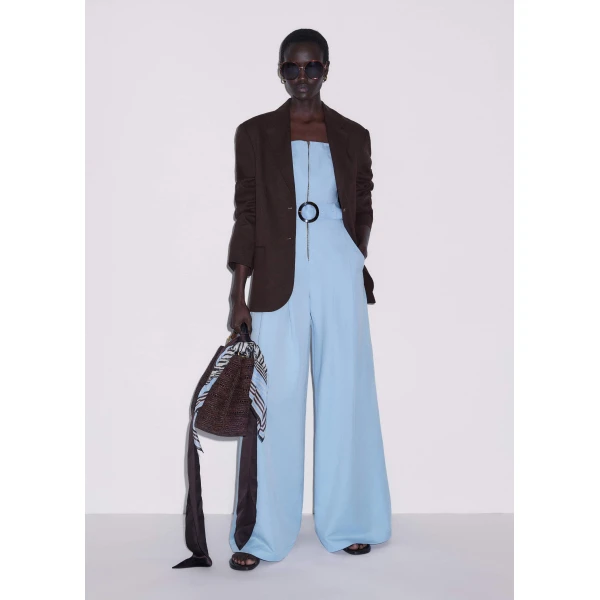 Italian Linen Blend - Jumpsuit - Intelligent British Fashion at Luxury Shoes 