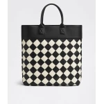 Khaite Maxi Intreccio Tote in Black/mist - Multicolour Totes & Top-Handle Bags - The Lotus Tote Bag - Shop at Luxury Shoes 