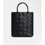 Khaite Maxi Intreccio Tote in Black/swimming pool - Multicolour Totes & Top-Handle Bags - The Lotus Tote Bag - Shop at Luxury Shoes 