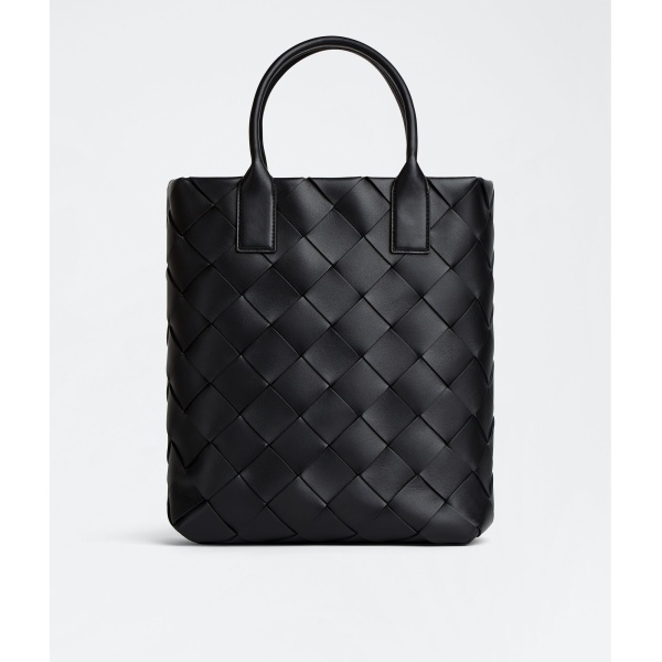 Khaite Maxi Intreccio Tote in Black/swimming pool - Multicolour Totes & Top-Handle Bags - The Lotus Tote Bag - Shop at Luxury Shoes 