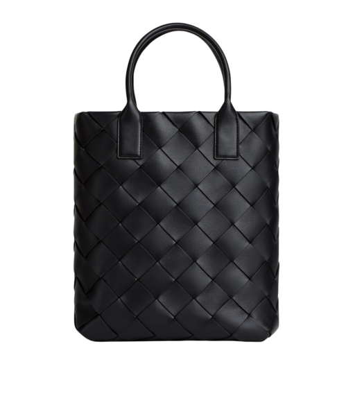 Khaite Maxi Intreccio Tote in Black/swimming pool - Multicolour Totes & Top-Handle Bags - The Lotus Tote Bag - Shop at Luxury Shoes 
