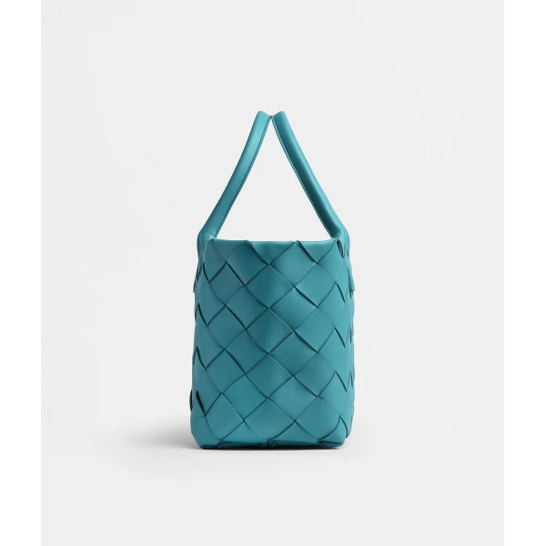 Khaite Maxi Intreccio Tote in Linoleum/plaster - Multicolour Totes & Top-Handle Bags - The Lotus Tote Bag - Shop at Luxury Shoes 