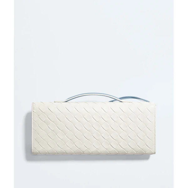 Khaite Women's Andiamo Clutch in Mineral/alabaster - Multicolour Clutch Bags - The Lotus Tote Bag - Shop at Luxury Shoes 