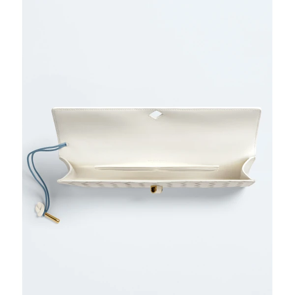 Khaite Women's Andiamo Clutch in Mineral/alabaster - Multicolour Clutch Bags - The Lotus Tote Bag - Shop at Luxury Shoes 