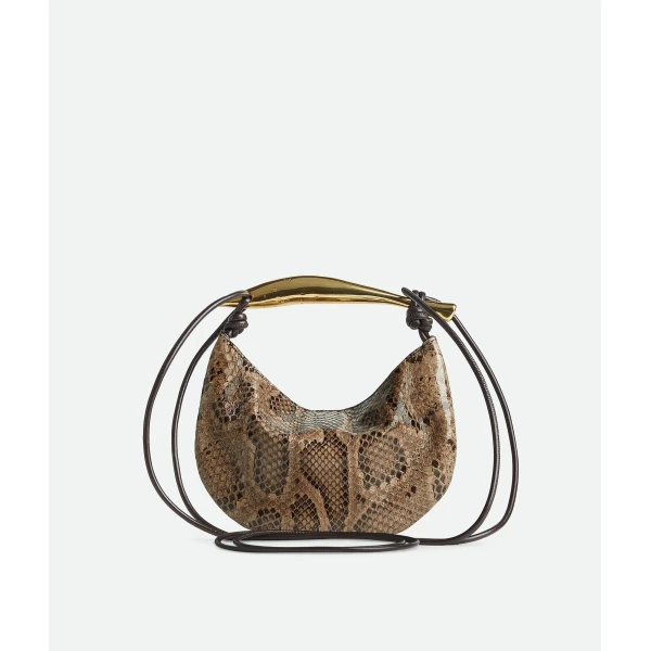 Khaite Women's Baby Sardine in Python/fondant - Multicolour Mini Bags - The Lotus Tote Bag - Shop at Luxury Shoes 