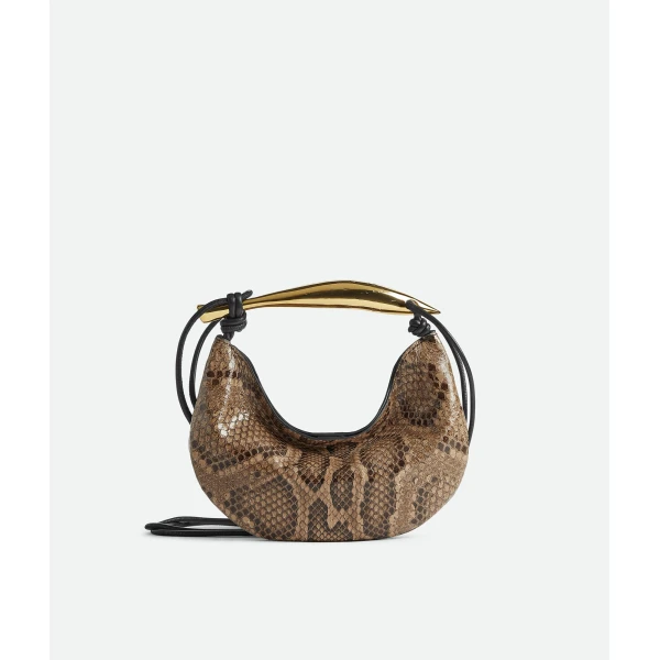 Khaite Women's Baby Sardine in Python/fondant - Multicolour Mini Bags - The Lotus Tote Bag - Shop at Luxury Shoes 