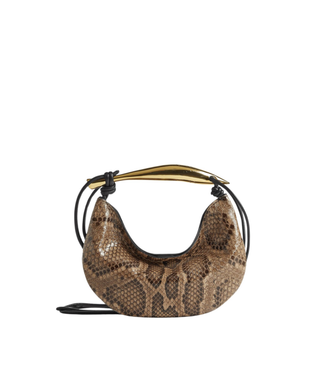 Khaite Women's Baby Sardine in Python/fondant - Multicolour Mini Bags - The Lotus Tote Bag - Shop at Luxury Shoes 