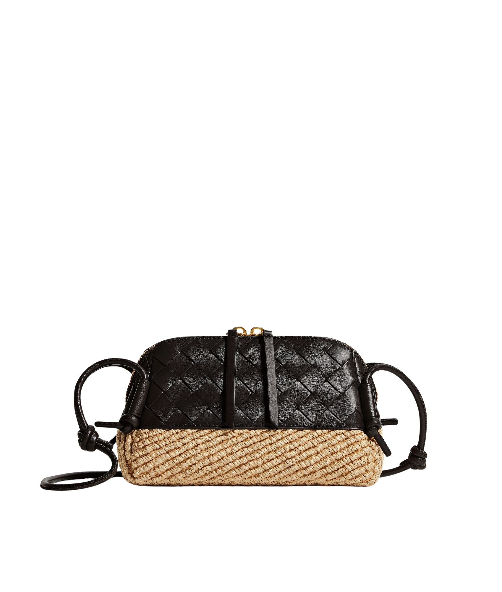 Multicolour-Womens-Concert-Pouch-in-Espressonatural-coveti64427_nobg Khaite Women's Concert Pouch in Espresso/natural - Multicolour Clutch Bags - The Lotus Tote Bag - Shop at Luxury Shoes