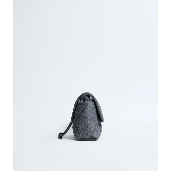 Khaite Women's Giorno in Cloudy indigo/gravel - Multicolour Shoulder & Crossbody Bags - The Lotus Tote Bag - Shop at Luxury Shoes 