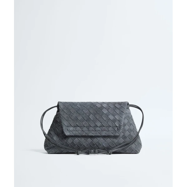 Khaite Women's Giorno in Cloudy indigo/gravel - Multicolour Shoulder & Crossbody Bags - The Lotus Tote Bag - Shop at Luxury Shoes 
