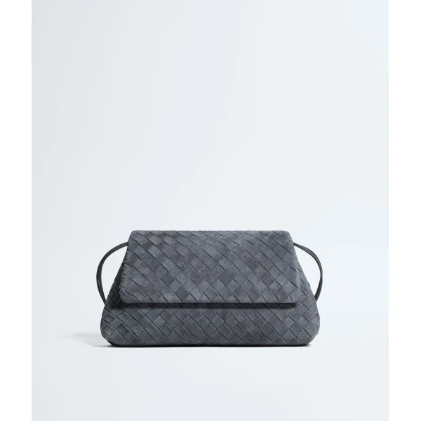 Khaite Women's Giorno in Cloudy indigo/gravel - Multicolour Shoulder & Crossbody Bags - The Lotus Tote Bag - Shop at Luxury Shoes 