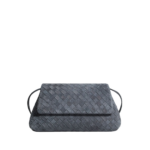 Khaite Women's Giorno in Cloudy indigo/gravel - Multicolour Shoulder & Crossbody Bags - The Lotus Tote Bag - Shop at Luxury Shoes 