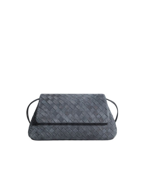 Khaite Women's Giorno in Cloudy indigo/gravel - Multicolour Shoulder & Crossbody Bags - The Lotus Tote Bag - Shop at Luxury Shoes 