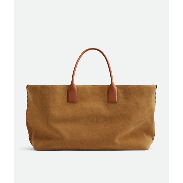 Khaite Women's Large Cabat in Camel/light wood - Multicolour Totes & Top-Handle Bags - The Lotus Tote Bag - Shop at Luxury Shoes 