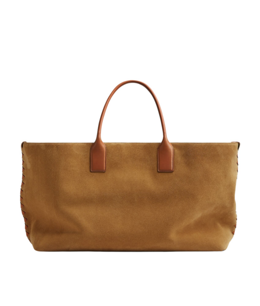 Khaite Women's Large Cabat in Camel/light wood - Multicolour Totes & Top-Handle Bags - The Lotus Tote Bag - Shop at Luxury Shoes 