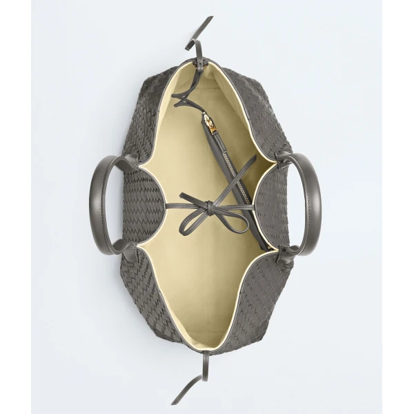 Khaite Women's Large Pinacoteca in Basalt/sour - Multicolour Totes & Top-Handle Bags - The Lotus Tote Bag - Shop at Luxury Shoes 