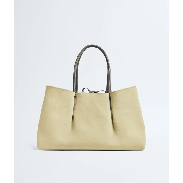 Khaite Women's Large Pinacoteca in Basalt/sour - Multicolour Totes & Top-Handle Bags - The Lotus Tote Bag - Shop at Luxury Shoes 