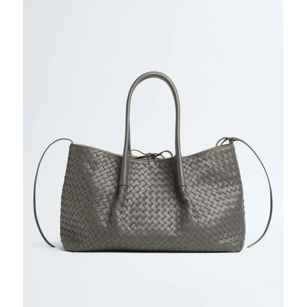Khaite Women's Large Pinacoteca in Basalt/sour - Multicolour Totes & Top-Handle Bags - The Lotus Tote Bag - Shop at Luxury Shoes 