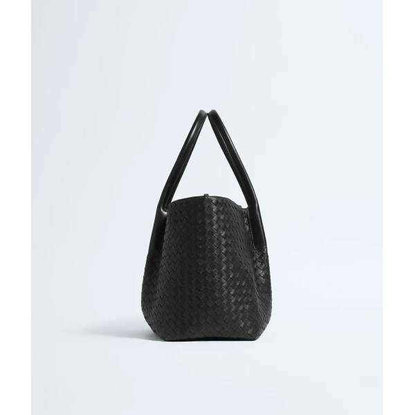 Khaite Women's Large Pinacoteca in Black/fondant - Multicolour Totes & Top-Handle Bags - The Lotus Tote Bag - Shop at Luxury Shoes 