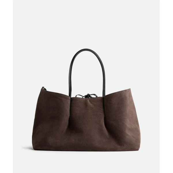 Khaite Women's Large Pinacoteca in Black/fondant - Multicolour Totes & Top-Handle Bags - The Lotus Tote Bag - Shop at Luxury Shoes 