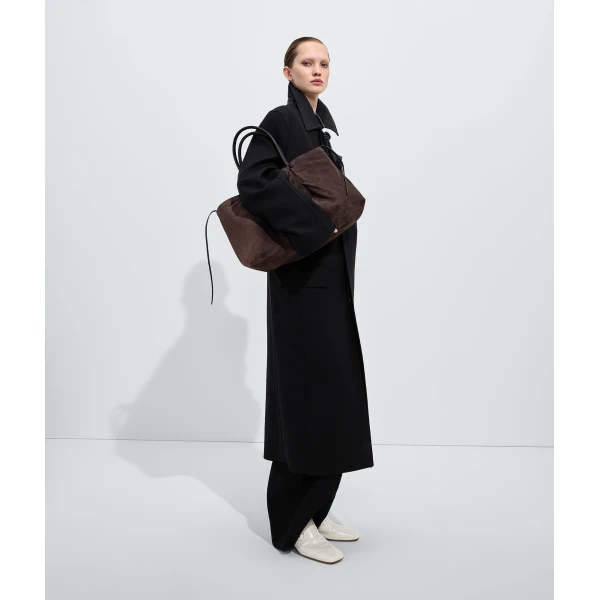 Khaite Women's Large Pinacoteca in Black/fondant - Multicolour Totes & Top-Handle Bags - The Lotus Tote Bag - Shop at Luxury Shoes 