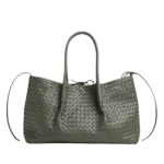 Khaite Women's Large Pinacoteca in Pickle/sea salt - Multicolour Totes & Top-Handle Bags - The Lotus Tote Bag - Shop at Luxury Shoes 