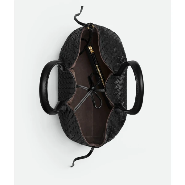 Khaite Women's Pinacoteca in Black/fondant - Multicolour Totes & Top-Handle Bags - The Lotus Tote Bag - Shop at Luxury Shoes 