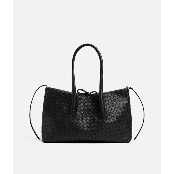 Khaite Women's Pinacoteca in Black/fondant - Multicolour Totes & Top-Handle Bags - The Lotus Tote Bag - Shop at Luxury Shoes 