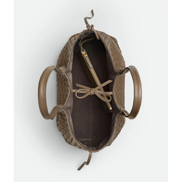 Khaite Women's Pinacoteca in Pinecone/fondant - Multicolour Totes & Top-Handle Bags - The Lotus Tote Bag - Shop at Luxury Shoes 