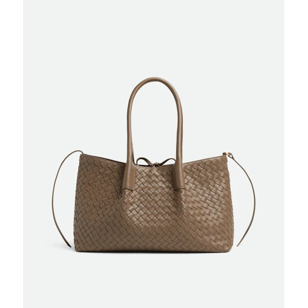 Khaite Women's Pinacoteca in Pinecone/fondant - Multicolour Totes & Top-Handle Bags - The Lotus Tote Bag - Shop at Luxury Shoes 
