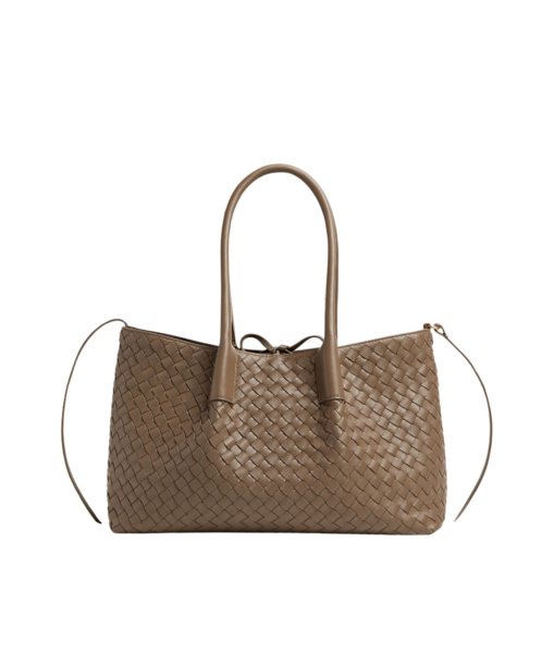 Khaite Women's Pinacoteca in Pinecone/fondant - Multicolour Totes & Top-Handle Bags - The Lotus Tote Bag - Shop at Luxury Shoes 
