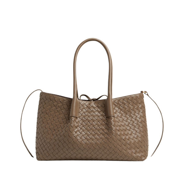 Khaite Women's Pinacoteca in Pinecone/fondant - Multicolour Totes & Top-Handle Bags - The Lotus Tote Bag - Shop at Luxury Shoes 