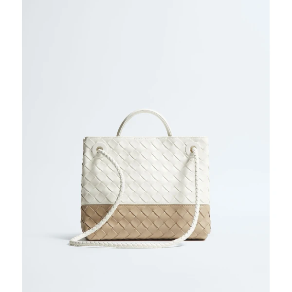 Khaite Women's Small Andiamo in Alabaster/ecru - Multicolour Totes & Top-Handle Bags - The Lotus Tote Bag - Shop at Luxury Shoes 