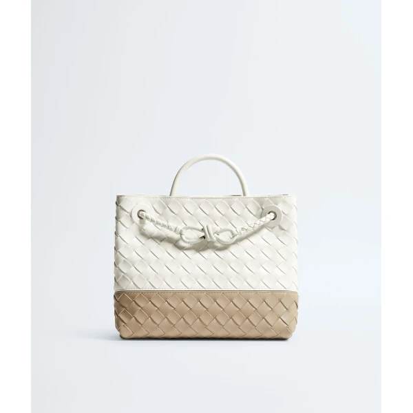 Khaite Women's Small Andiamo in Alabaster/ecru - Multicolour Totes & Top-Handle Bags - The Lotus Tote Bag - Shop at Luxury Shoes 