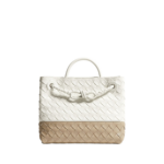 Khaite Women's Small Andiamo in Alabaster/ecru - Multicolour Totes & Top-Handle Bags - The Lotus Tote Bag - Shop at Luxury Shoes 