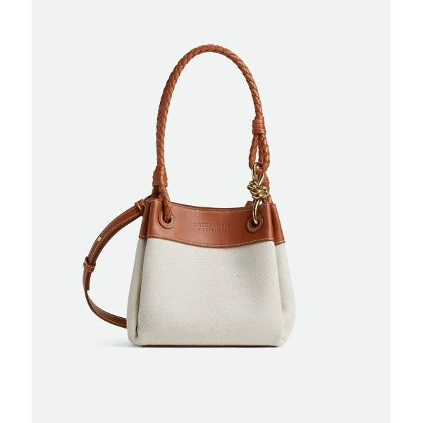 Khaite Women's Small Parachute in Natural / Lightwood - Multicolour Shoulder & Crossbody Bags - The Lotus Tote Bag - Shop at Luxury Shoes 