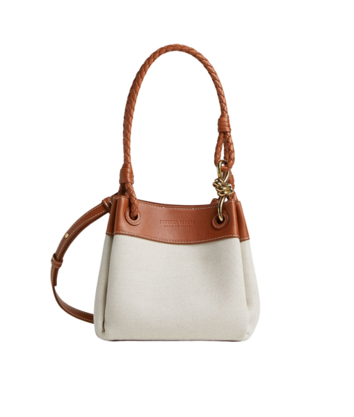 Khaite Women's Small Parachute in Natural / Lightwood - Multicolour Shoulder & Crossbody Bags - The Lotus Tote Bag - Shop at Luxury Shoes 