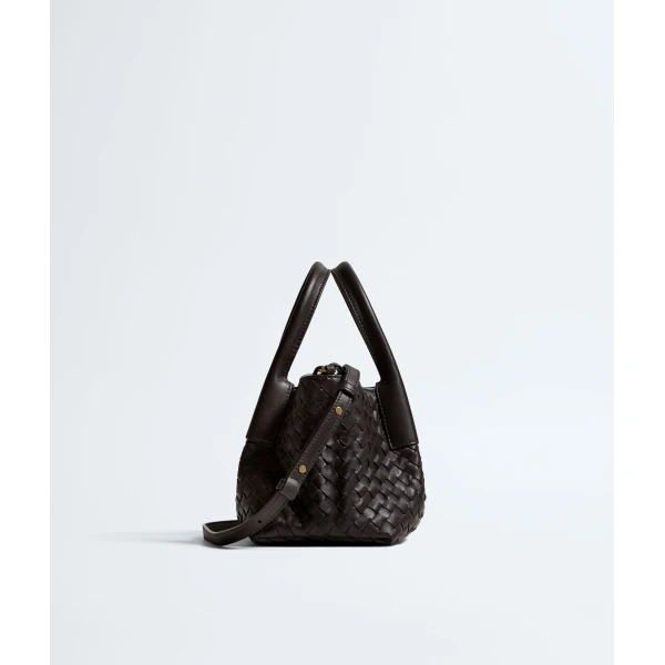 Khaite Women's Small Pinacoteca in Espresso/mineral - Multicolour Totes & Top-Handle Bags - The Lotus Tote Bag - Shop at Luxury Shoes 