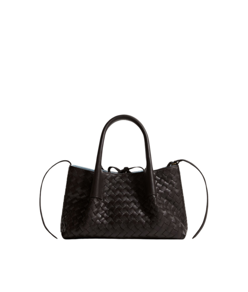 Khaite Women's Small Pinacoteca in Espresso/mineral - Multicolour Totes & Top-Handle Bags - The Lotus Tote Bag - Shop at Luxury Shoes 