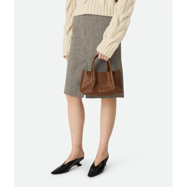Khaite Women's Small Pinacoteca in Nocciola/amber - Multicolour Totes & Top-Handle Bags - The Lotus Tote Bag - Shop at Luxury Shoes 