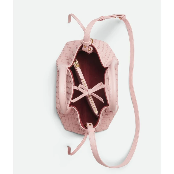 Khaite Women's Small Pinacoteca in Rose/barolo - Multicolour Totes & Top-Handle Bags - The Lotus Tote Bag - Shop at Luxury Shoes 