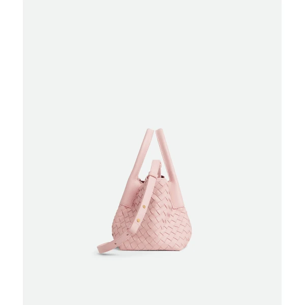 Khaite Women's Small Pinacoteca in Rose/barolo - Multicolour Totes & Top-Handle Bags - The Lotus Tote Bag - Shop at Luxury Shoes 