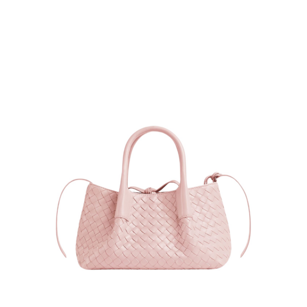 Khaite Women's Small Pinacoteca in Rose/barolo - Multicolour Totes & Top-Handle Bags - The Lotus Tote Bag - Shop at Luxury Shoes 