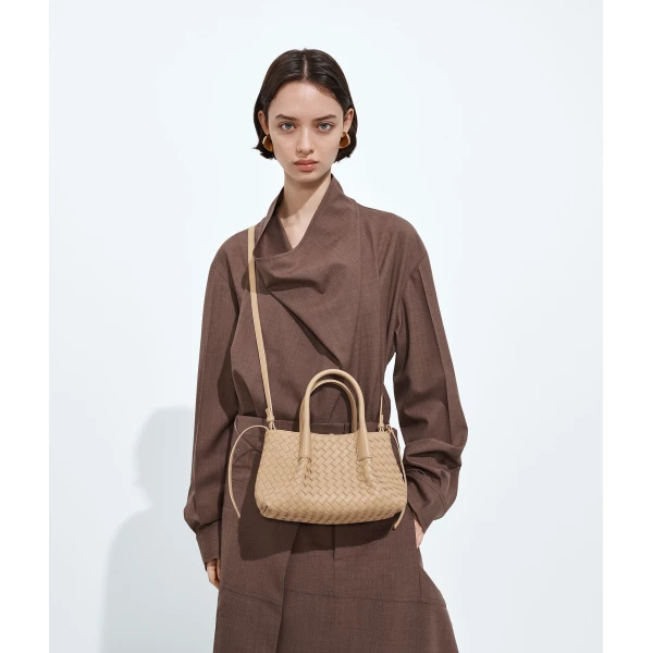 Khaite Women's Small Pinacoteca in Shore/zesty - Multicolour Totes & Top-Handle Bags - The Lotus Tote Bag - Shop at Luxury Shoes 