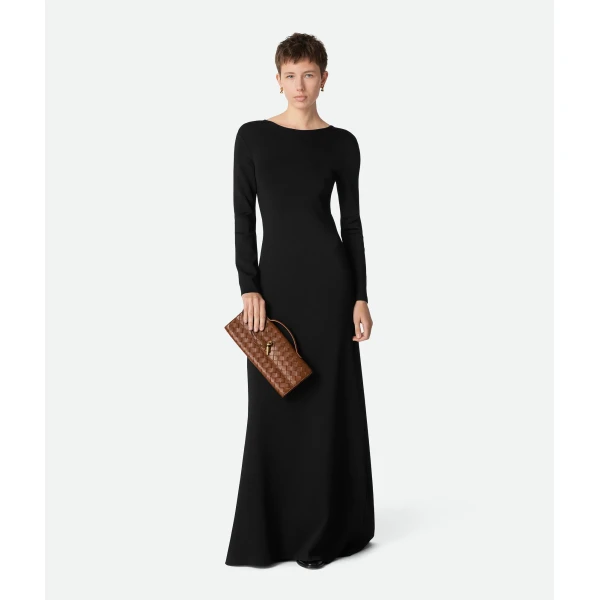 Khaite Women's Andiamo Clutch in Amber - Orange Clutch Bags - The Lotus Tote Bag - Shop at Luxury Shoes 