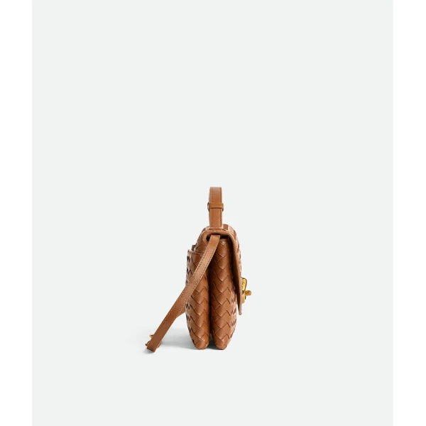 Khaite Women's Knot Lock in Amber - Orange Clutch Bags - The Lotus Tote Bag - Shop at Luxury Shoes 