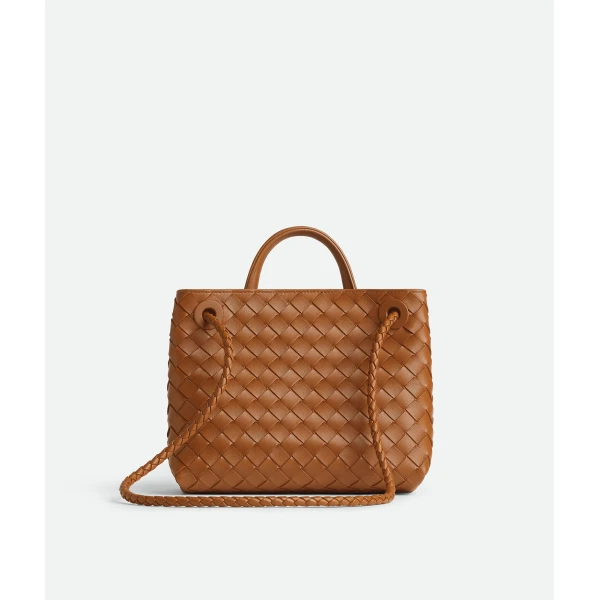 Khaite Women's Small Andiamo in Amber - Orange Totes & Top-Handle Bags - The Lotus Tote Bag - Shop at Luxury Shoes 
