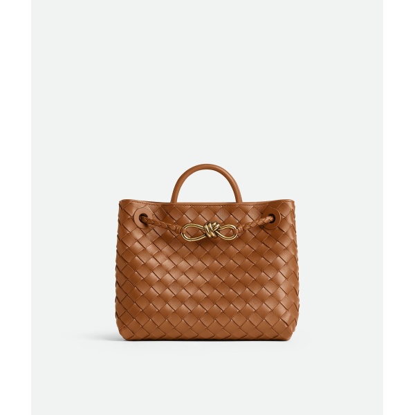 Khaite Women's Small Andiamo in Amber - Orange Totes & Top-Handle Bags - The Lotus Tote Bag - Shop at Luxury Shoes 